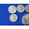 Image 6 : Lot of Assorted UK Coins: 6 Pence, 50 Pence, 5 Pence, 1/2 Crown, 3 Pence