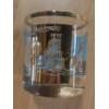 Image 4 : Excellent Condition MCM Federal Glass Aqua & Gold Steamboat Southern Comfort Cocktail Glass Set. Inc