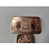 Image 5 : x2 1 AVDP Ounce .999 Fine Copper Bars - Walking Liberty & Silver Certificate Design - Mint Condition