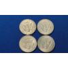 Image 2 : (4) 1966, 1967, 1968 & 1968-D 40% Silver Kennedy Half Dollars - Face Value: $2.00