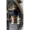 Image 6 : Fantastic & Large Japanese Carved Figural Hinged Sectional Dressing Privacy Screen - 72" x 48"
