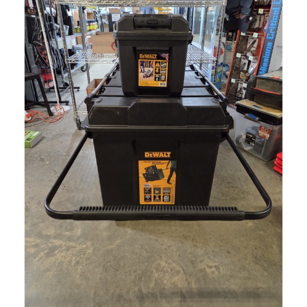 Brand New! DeWalt Tough Chest Mobile Storage 38''x23''x24'' & 99''x59''x62''