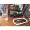 Image 3 : Contents As Shown On Ladies Dresser - Includes Lamp Mirror Vanity Tray & Mirror Orchid Clock & More