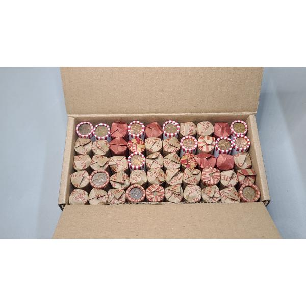 Box Of Assorted Rolls Of Lincoln Wheat & Lincoln Head Cents - Face Value: $25.00
