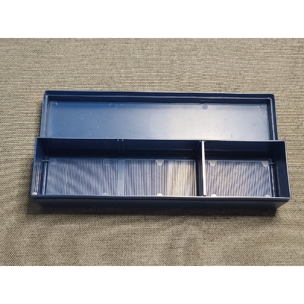 Whitman Coin Storage Container Measuring About 9 Inches Long - With Lid & Divider