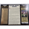 Image 1 : Authentic 2005 Super Bowl XXXIX NFL Football Ticket & 24K Gold Plated Ticket - Mint Condition