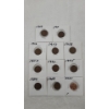 Image 1 : (10) Assorted Years Lincoln Wheat Cents & 2025 Lincoln Cent - Face Value: $0.11