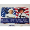 Image 2 : Collectible Boss Hogg & Sheriff Rosco P. Coltrane Dukes of Hazzard Signed Poster, Badges, & Pins
