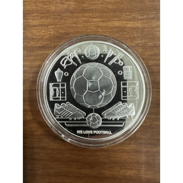 We Love Football" Fan Collectible Commemorative Token/Medal