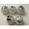 Image 1 : 5 - Vintage Capp Comics Li'L Abner One Inch Shooter Marbles - Mint Condition