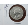 Image 3 : $0.50 Face Value in VERY NICE Uncirculated 90% Silver United States Washington Quarters ~ 2 Coins!
