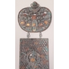 Image 2 : Vintage Cast Iron 3 Section Japanese Wall Hanging - See Pics - Measures 57" L x 12" W