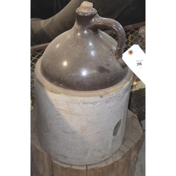 Cork Sealed Crock Jug - Some Damage as Shown