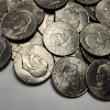 Image 4 : x34 Assorted United States Eisenhower Dollars - FV: $34.00