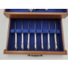 Image 17 : Beautiful Towle "El Grandee" 1964 Sterling Silver Flatware Set in Wooden Storage Box TW: 1964g