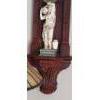 Image 4 : Pair Of Large Carved Wall Mounted Figure Holders / Elaborate Sconces Including Figures 