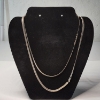 Image 1 : Two Sterling Silver Herringbone Necklaces, 18" & 30", Total Weight: 23.8g