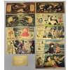 Image 1 : Set of 24k Gold Foiled Notes - 3 Chinese Year of the Dragon & 6 Japanese Various Themes 