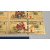 Image 5 : (6) Scrooge McDuck Characters 24K Gold Foil Banknotes Set w/ COA