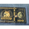 Image 4 : 2013 $100 Doge Coin Moon Money ,999999  24K Gold Back - Mint Condition