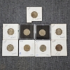 Image 1 : Nine Assorted United States Nickels ~ Ft. 4 Older Buffalo Nickels, Newer Bison Nickels & More!