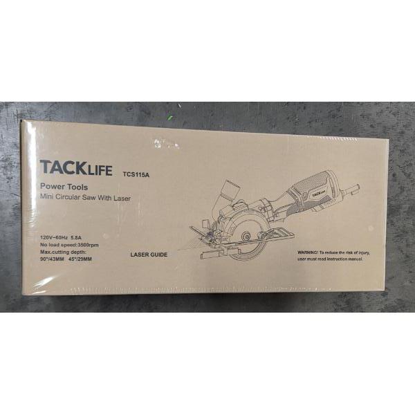 New In Box! Tacklife Mini Laser Guide 120V Circular Saw 