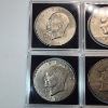 Image 2 : Lot of 6 Assorted Years Eisenhower Dollars - FV: $6.00