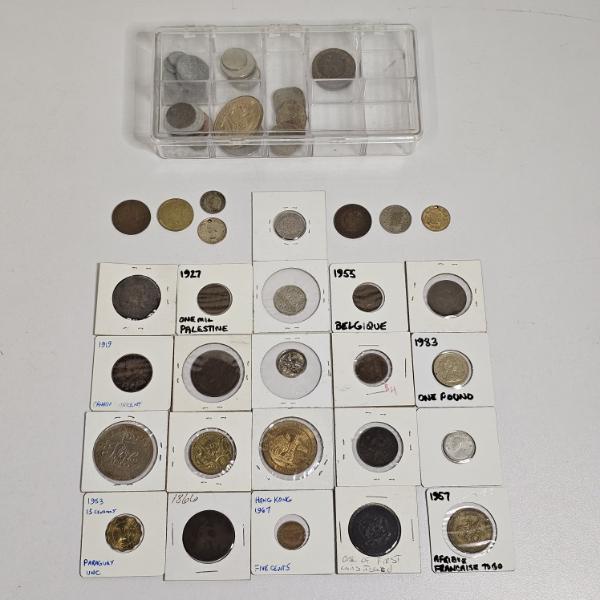 Diverse Collection of Vintage International Coins