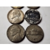 Image 6 : 10 Assorted United States Silver Wartime Nickels ~ Total Face Value of $0.50!