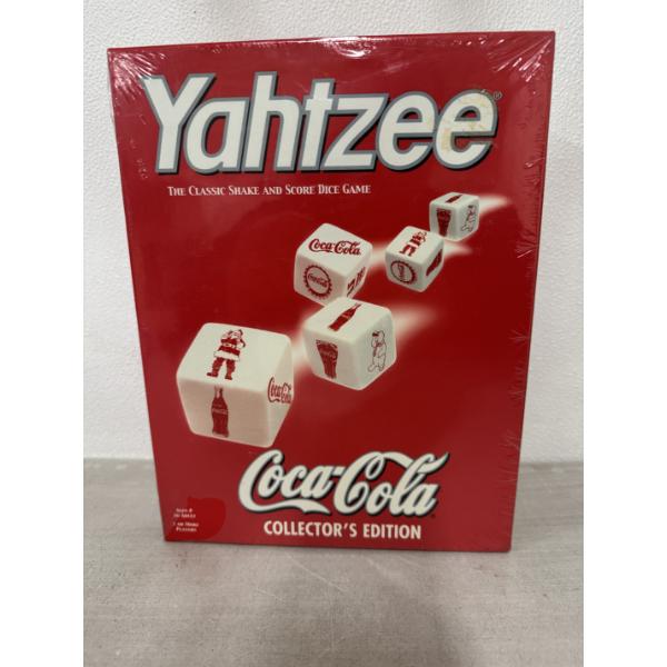 Vintage Coca-Cola Yahtzee Collector's Edition Set - Sealed In Plastic - Never Opened