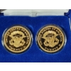 Image 5 : (2) 1849 Twenty D Gold Plated Copy Coins & U.S. Dime Collection - Including Silver