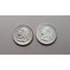 Image 5 : 1776-1976 U.S Bicentennial Silver Coin Set & (2) Gold Silver Highlighted Statehood Quarters