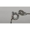 Image 6 : Sterling Silver Pendant With Cushion-Cut Red Garnet & Diamond On Sterling 18" Necklace -Weight: 3.7g