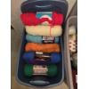 Image 2 : *Pick Up At Mantua Home-No Shipping Available* Two large Plastic Storage Totes, Lots Of New Yarn, Hu