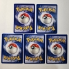 Image 2 : Five Assorted Vintage Pokemon Trading Cards Ft. Two Rares & THREE DIFFERENT 1ST EDITION NEO GENESIS 