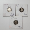 Image 1 : x3 U.S. Proof/Proof-Like Dimes: 2019-S Clad, 2018-S, 1999-S Silver 