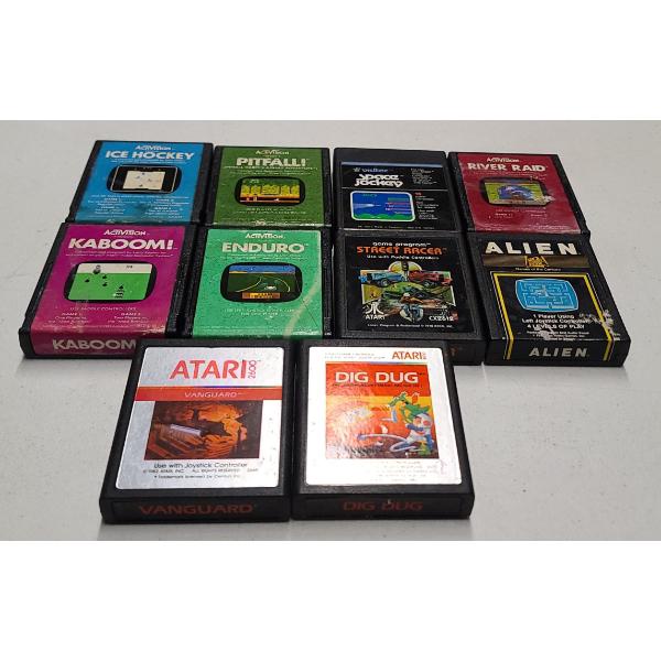 (10) Vintage Assorted Atari Game Cartridges *Not Tested*