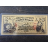 Image 1 : National Currency $100 Raleigh North Carolina .999 Gold Foil Note In Holder - Mint Condition