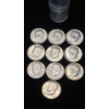Image 2 : (10) 1966 40% Silver Kennedy Half Dollars With Coin Holder- Face Value: $5.00