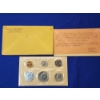 Image 1 : 1964 U.S. Silver Mint Proof Set, 5 Coins w/ Original Envelope