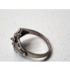Image 3 : Sterling Silver Flower Ring - Size 5 - TW: 2.1g