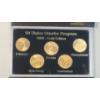 Image 2 : (3) 1999 Commemorative 50 State Quarters Program Gold Edition Sets 