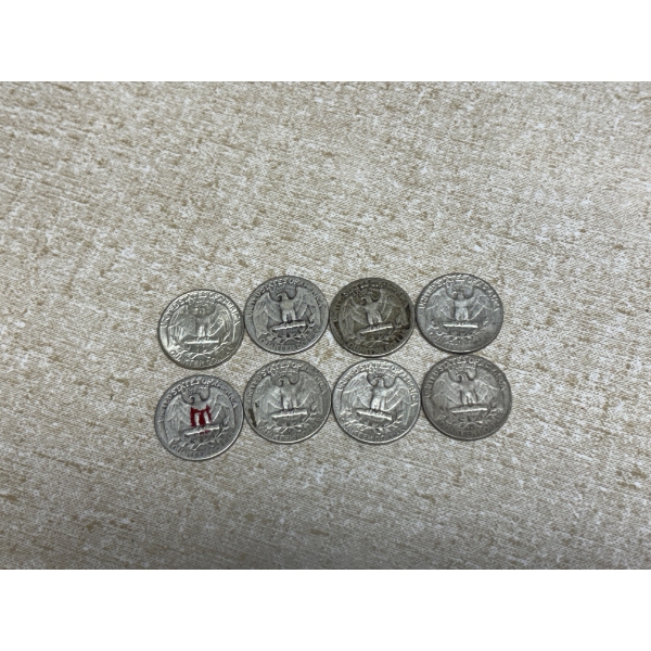90% Silver U.S. Quarters - FV $2.00 - Various Years