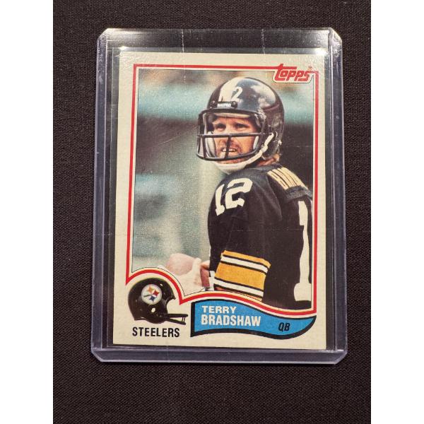 1982 Topps Terry Bradshaw Pittsburgh Steelers Football Card - Mint Condition