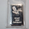 Image 1 : CNT 10 Troy Ounce Silver Eagle Bar - .9999 Fine Silver - Sealed! 
