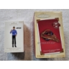Image 1 : Star Trek - 2 Hallmark Keepsake Ornaments - Vulcan Command Ship and McCoy with Boxes