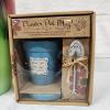 Image 3 : Very Nice Multi-Colored Decorative Porcelain Vase & NEW IN BOX Flower Pot Mug