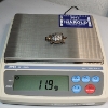 Image 8 : Adorable Vintage Turtle Brooch Pin with Mother-of-Pearl Mosaic Shell - Total Weight: 11.9g