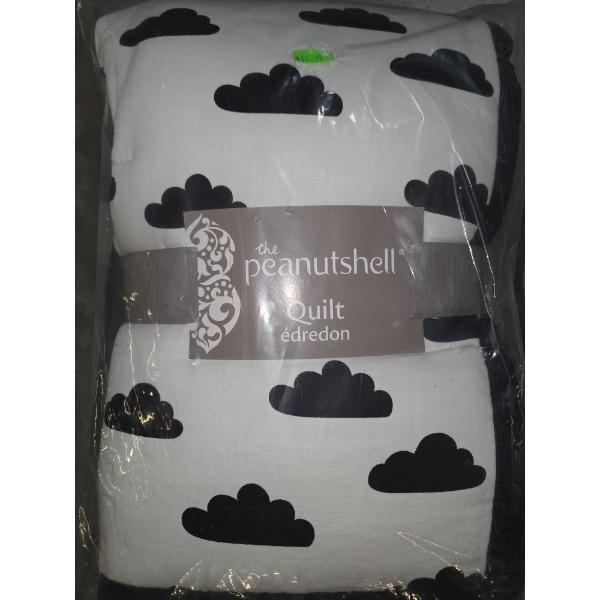 Cozy 37''x44'' Crib/Lap Cloud Print Comforter Brand New!