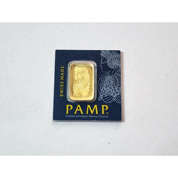 PAMP Suisse 1g .9999 Fine Gold Bar In Sealed Package